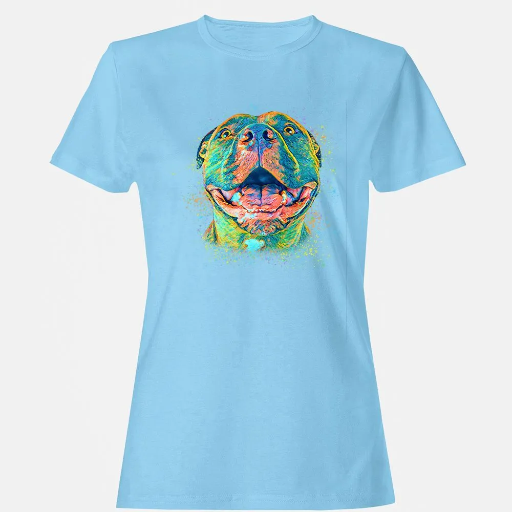 Women's T-Shirt - U8J61T6X - Light Blue - 8