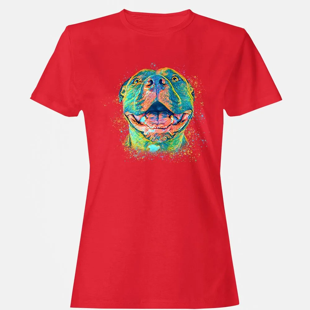 Women's T-Shirt - U8J61T6X - Red - 13