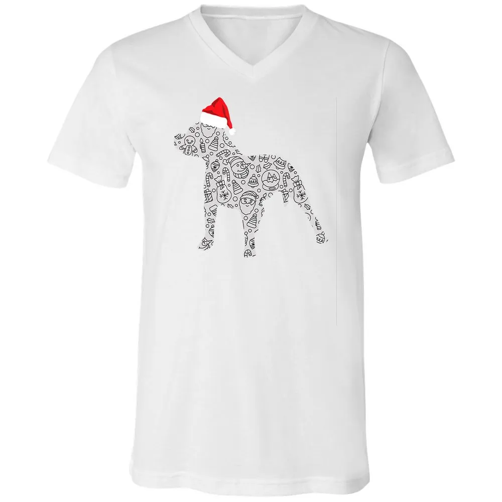 Unisex V-Neck T-Shirt - GM6QHPL8 - White - 5