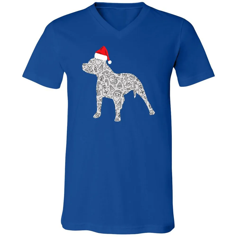 Unisex V-Neck T-Shirt - GM6QHPL8 - True Royal - 4