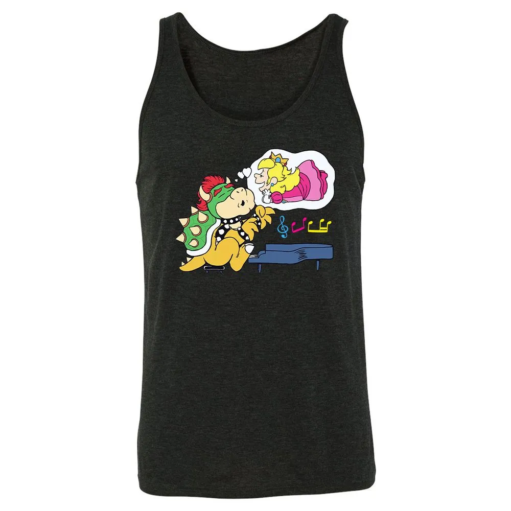 Unisex Jersey Tank - 59UK9G3X - Charcoal Black Triblend - 5