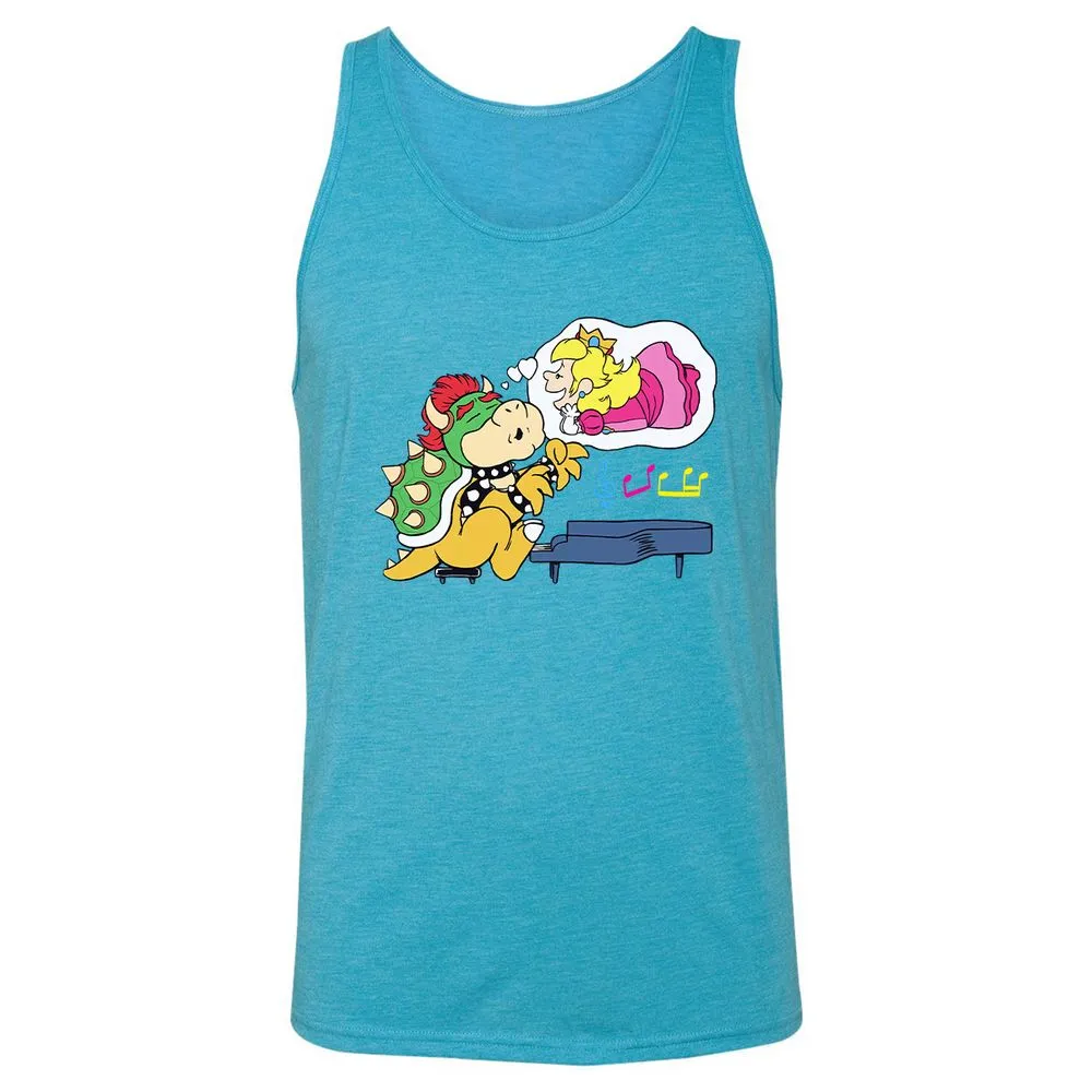 Unisex Jersey Tank - 59UK9G3X - Aqua Triblend - 3