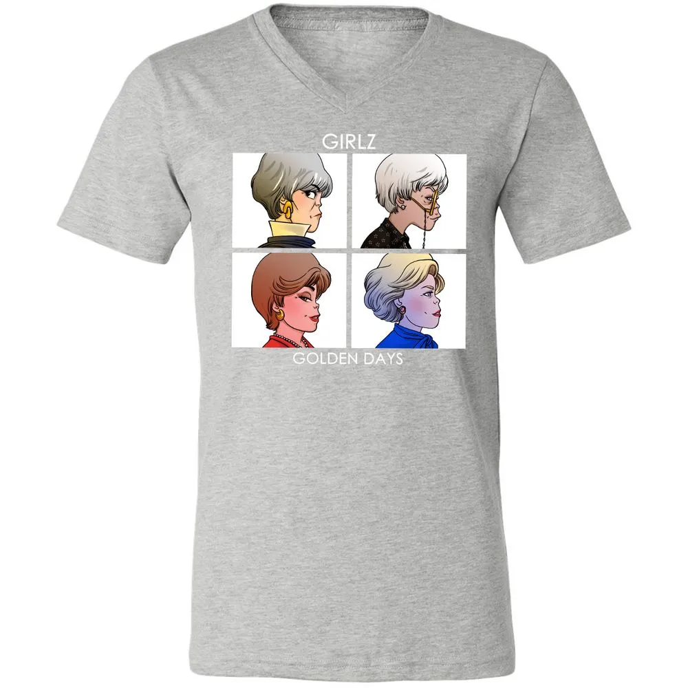 Unisex V-Neck T-Shirt - EMEHLG3C - Athletic Heather - 7