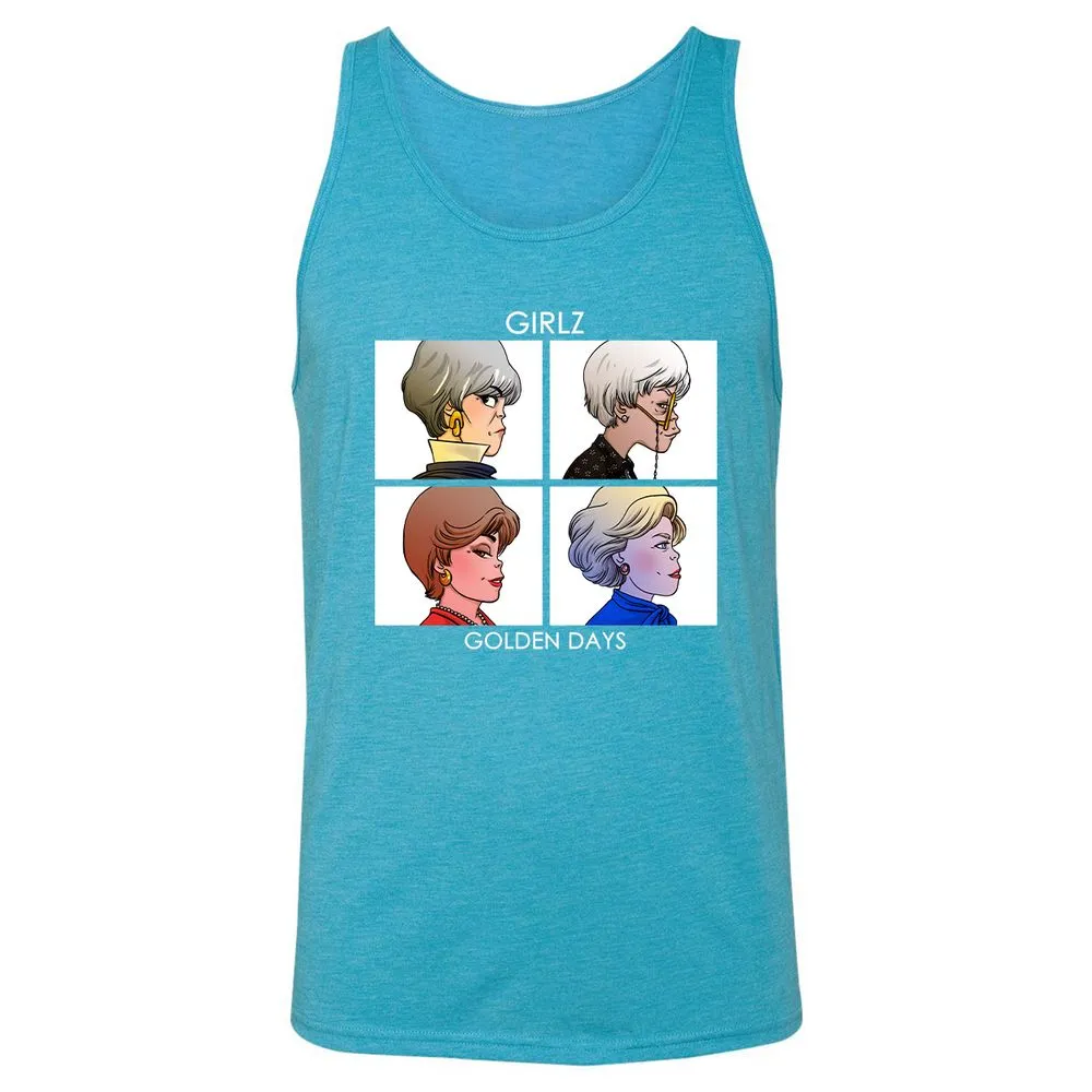 Unisex Jersey Tank - YU3RYV8M - Aqua Triblend - 3