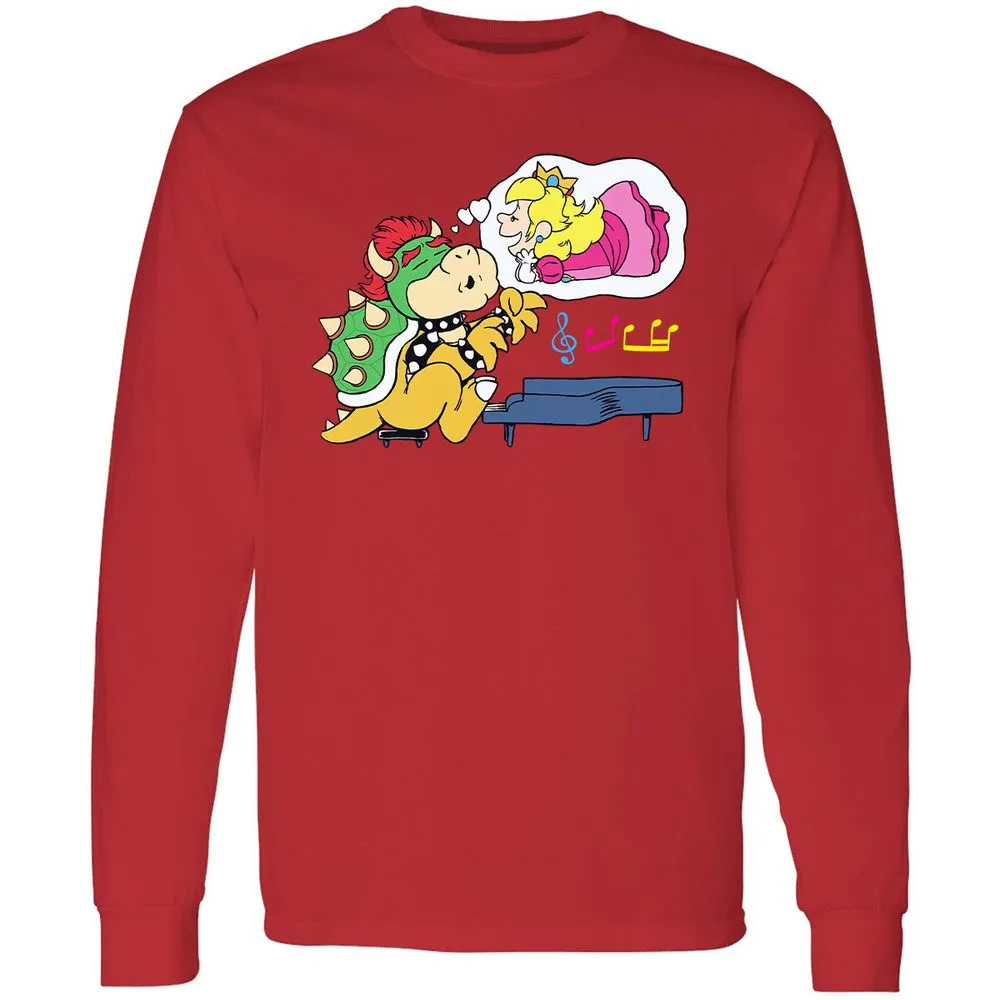 Long Sleeve T-Shirt - 69NUM8MK - Red - 14