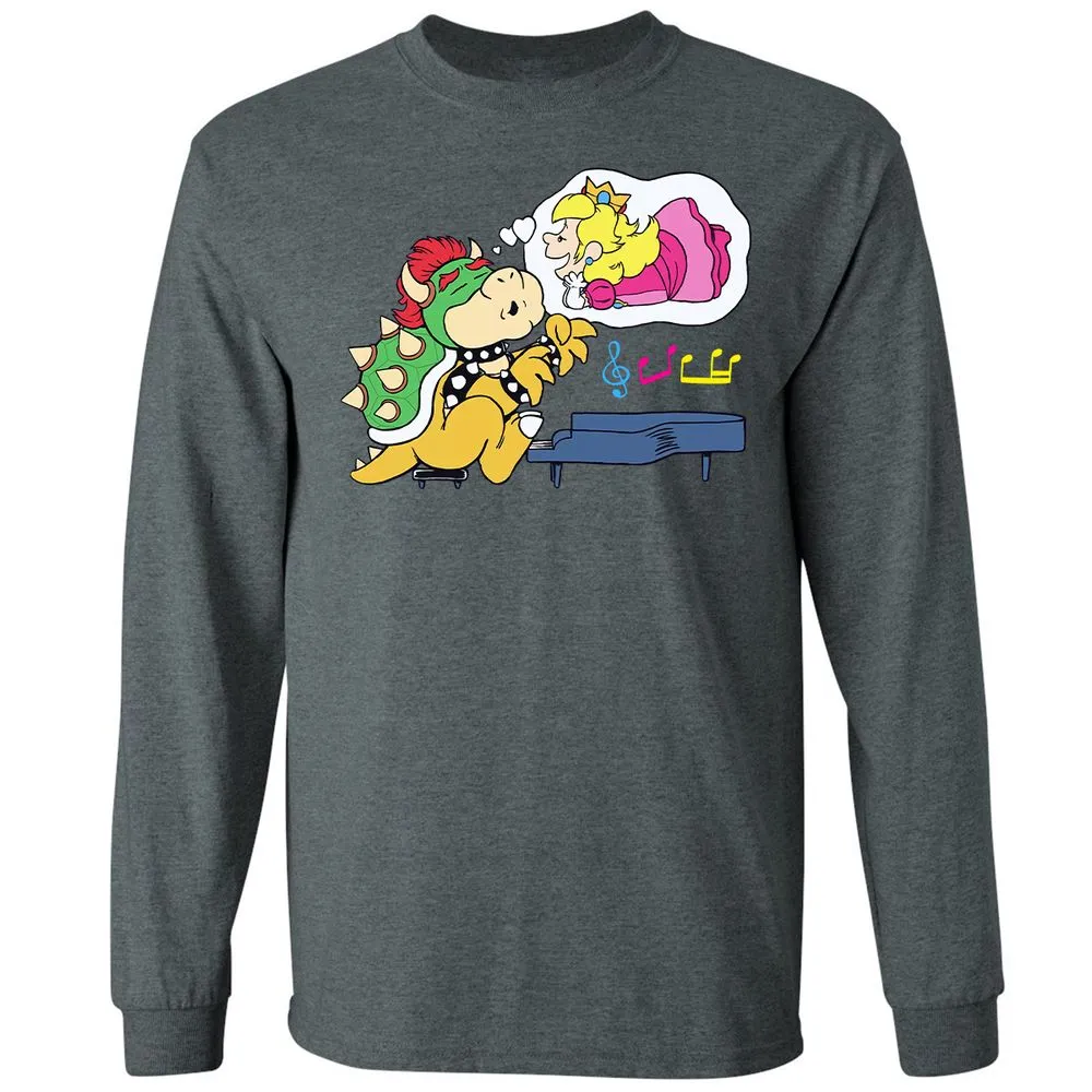 Long Sleeve T-Shirt - 69NUM8MK - Dark Heather - 15