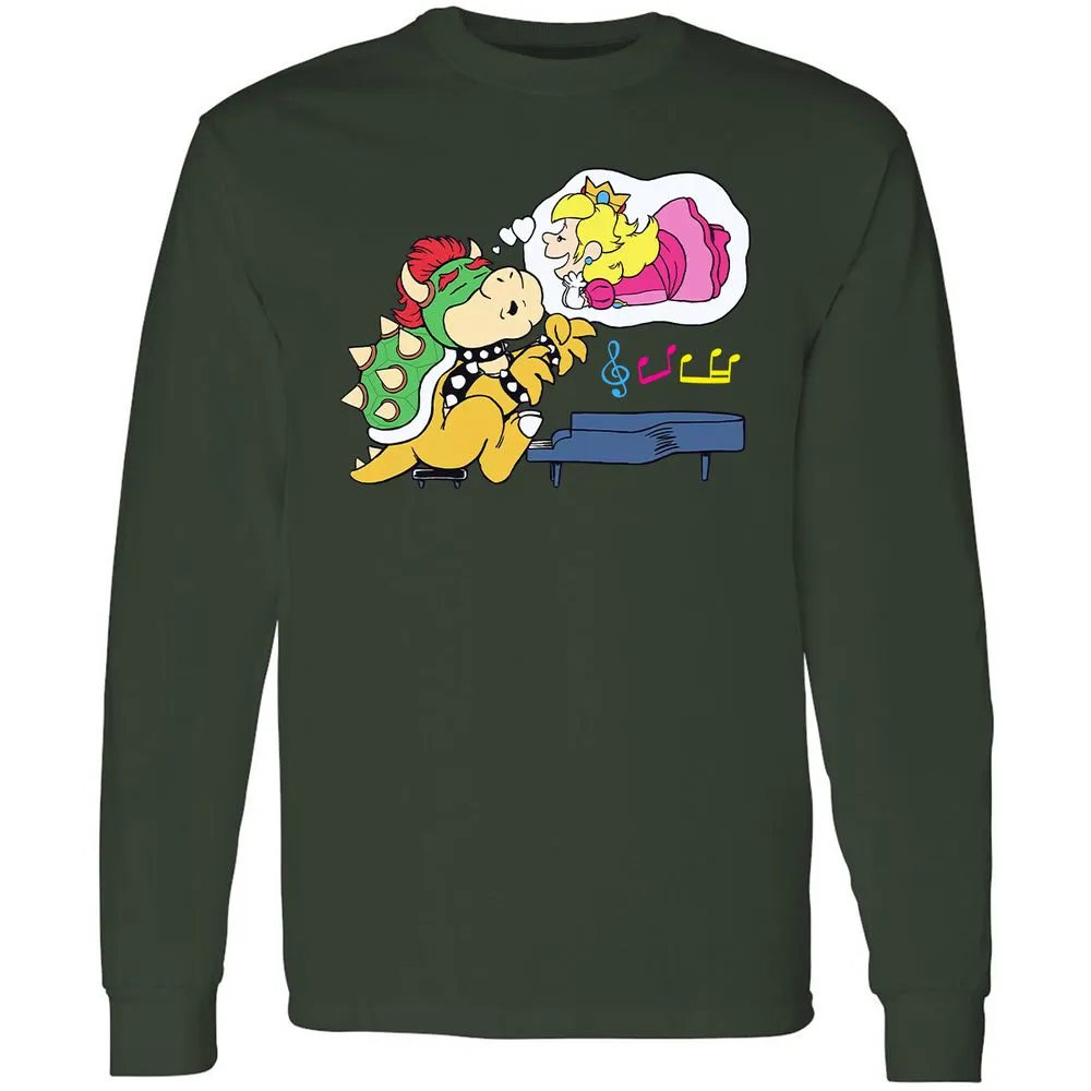 Long Sleeve T-Shirt - 69NUM8MK - Forest Green - 4