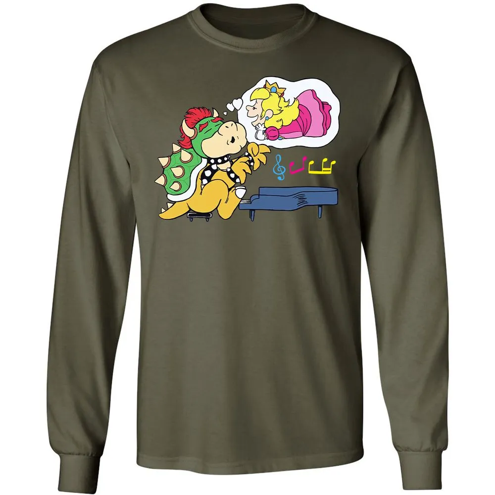 Long Sleeve T-Shirt - 69NUM8MK - Military Green - 16