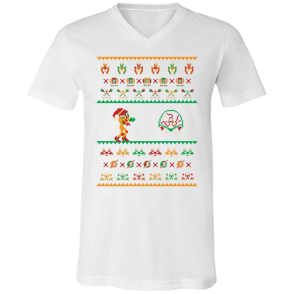 Unisex V-Neck T-Shirt - D5TCENJ3 - White - 5