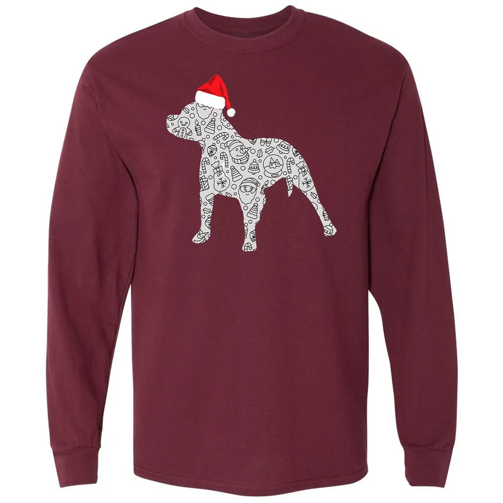 Long Sleeve T-Shirt - 6RPUFJJG - Maroon - 11