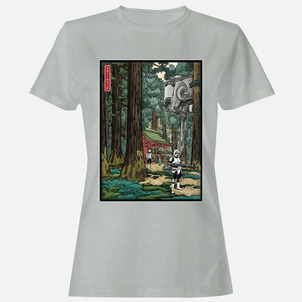 Women's T-Shirt - A1UR8RSX - Ash - 2