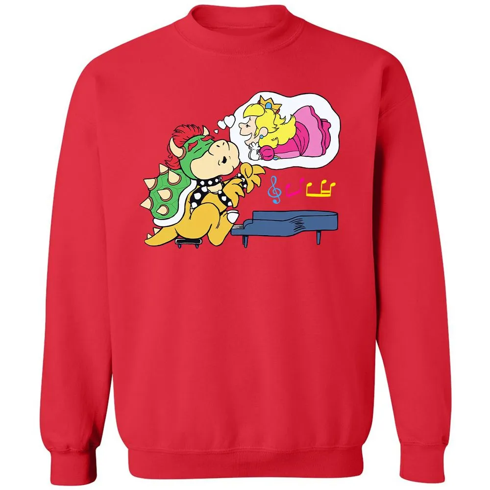 Classic Unisex Sweatshirt - UJXE1627 - Red - 5