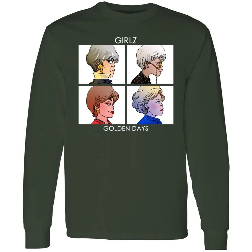 Long Sleeve T-Shirt - HM84EMXG - Forest Green - 4