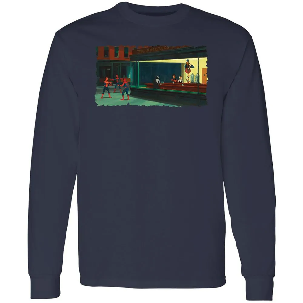 Long Sleeve T-Shirt - K7EKEPWV - Navy - 2