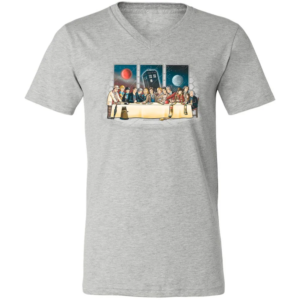 Unisex V-Neck T-Shirt - WQMY8651 - Athletic Heather - 7