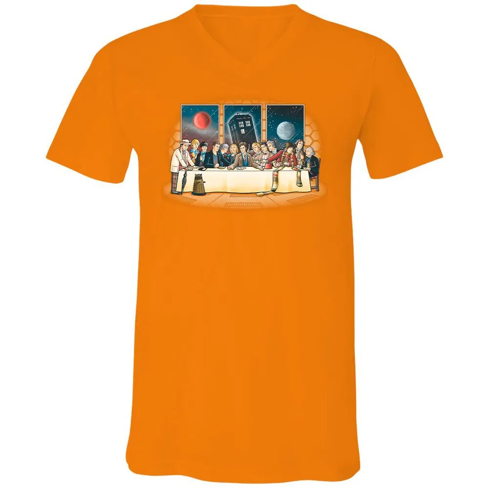 Unisex V-Neck T-Shirt - WQMY8651 - Orange - 11