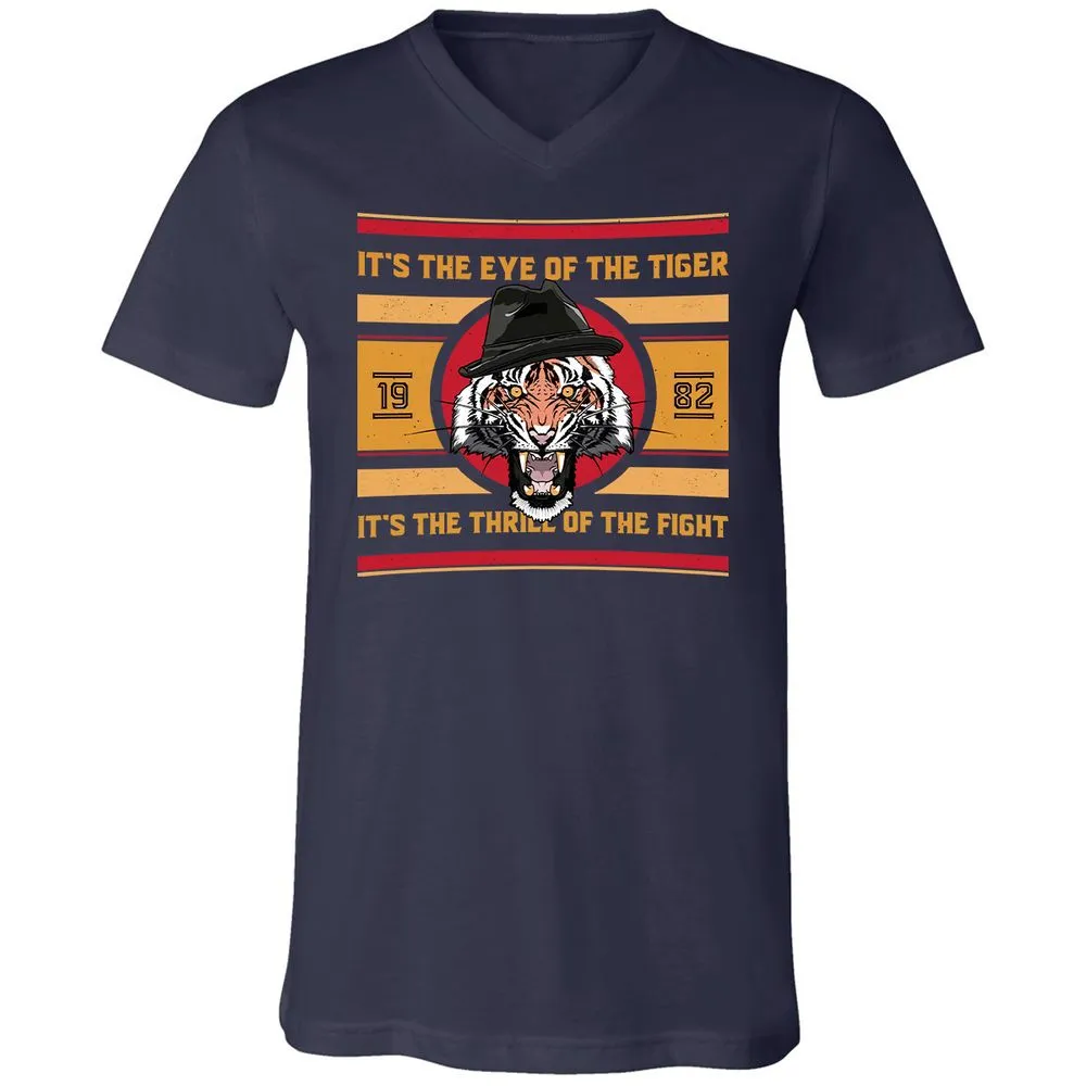 Unisex V-Neck T-Shirt - SRG7D2ZH - Navy - 2