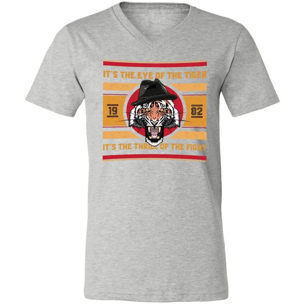 Unisex V-Neck T-Shirt - SRG7D2ZH - Athletic Heather - 7
