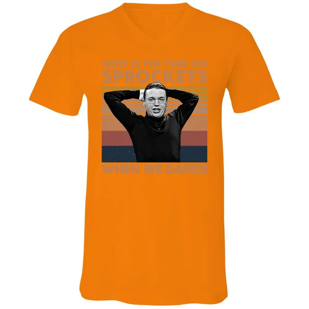 Unisex V-Neck T-Shirt - USE1HNAT - Orange - 11
