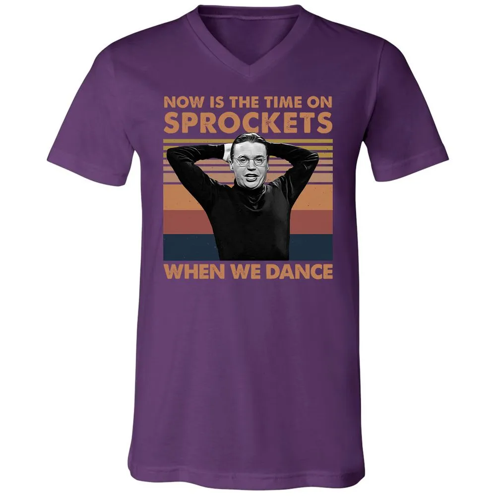 Unisex V-Neck T-Shirt - USE1HNAT - Team Purple - 9