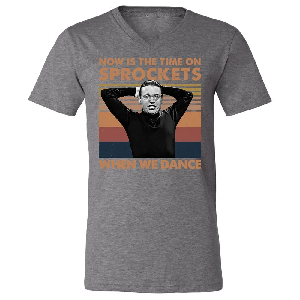 Unisex V-Neck T-Shirt - USE1HNAT - Deep Heather - 13