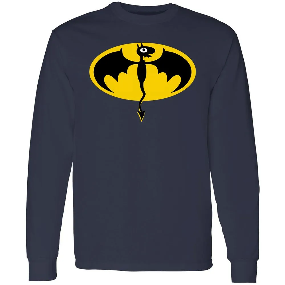 Long Sleeve T-Shirt - U9F4CDBQ - Navy - 2