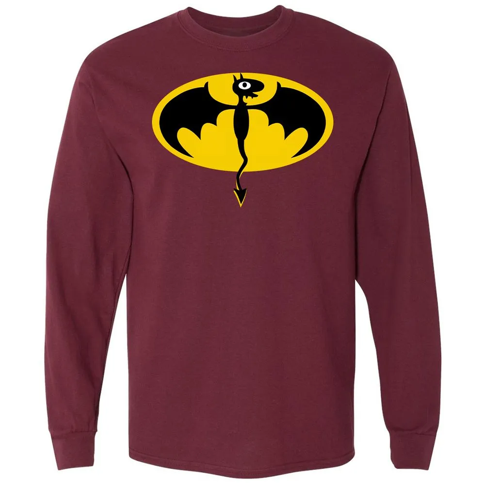 Long Sleeve T-Shirt - U9F4CDBQ - Maroon - 11