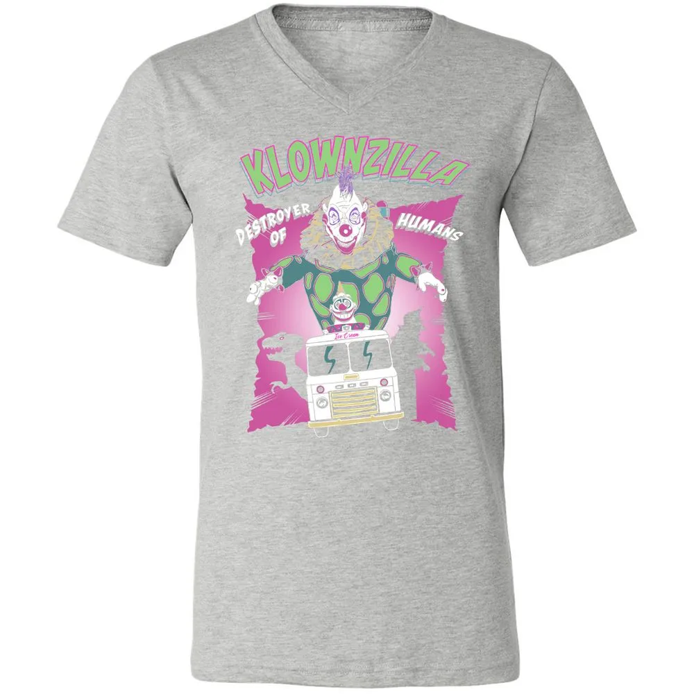 Unisex V-Neck T-Shirt - JAHCMCB4 - Athletic Heather - 7