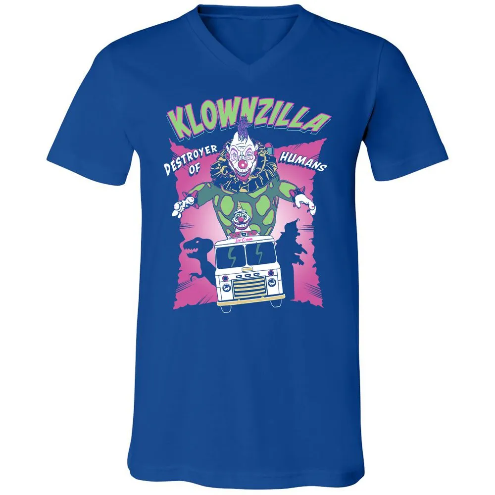 Unisex V-Neck T-Shirt - JAHCMCB4 - True Royal - 4