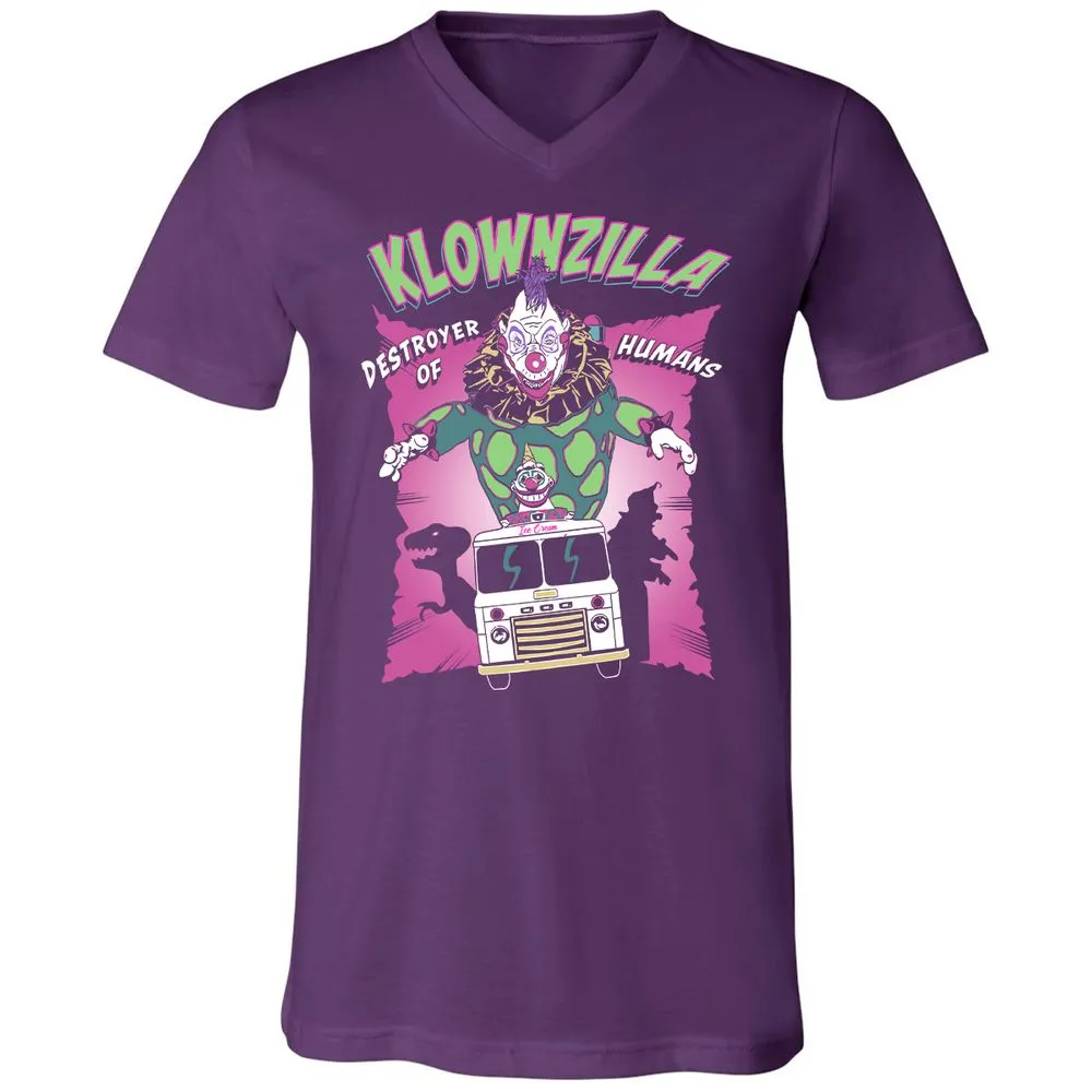 Unisex V-Neck T-Shirt - JAHCMCB4 - Team Purple - 9