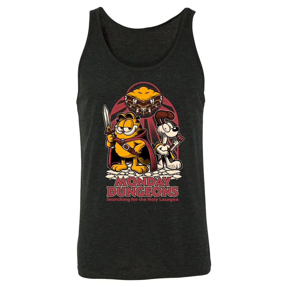 Unisex Jersey Tank - QLRXH6Y2 - Charcoal Black Triblend - 5