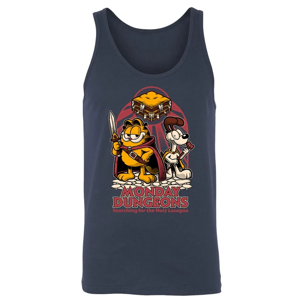 Unisex Jersey Tank - QLRXH6Y2 - Navy - 2