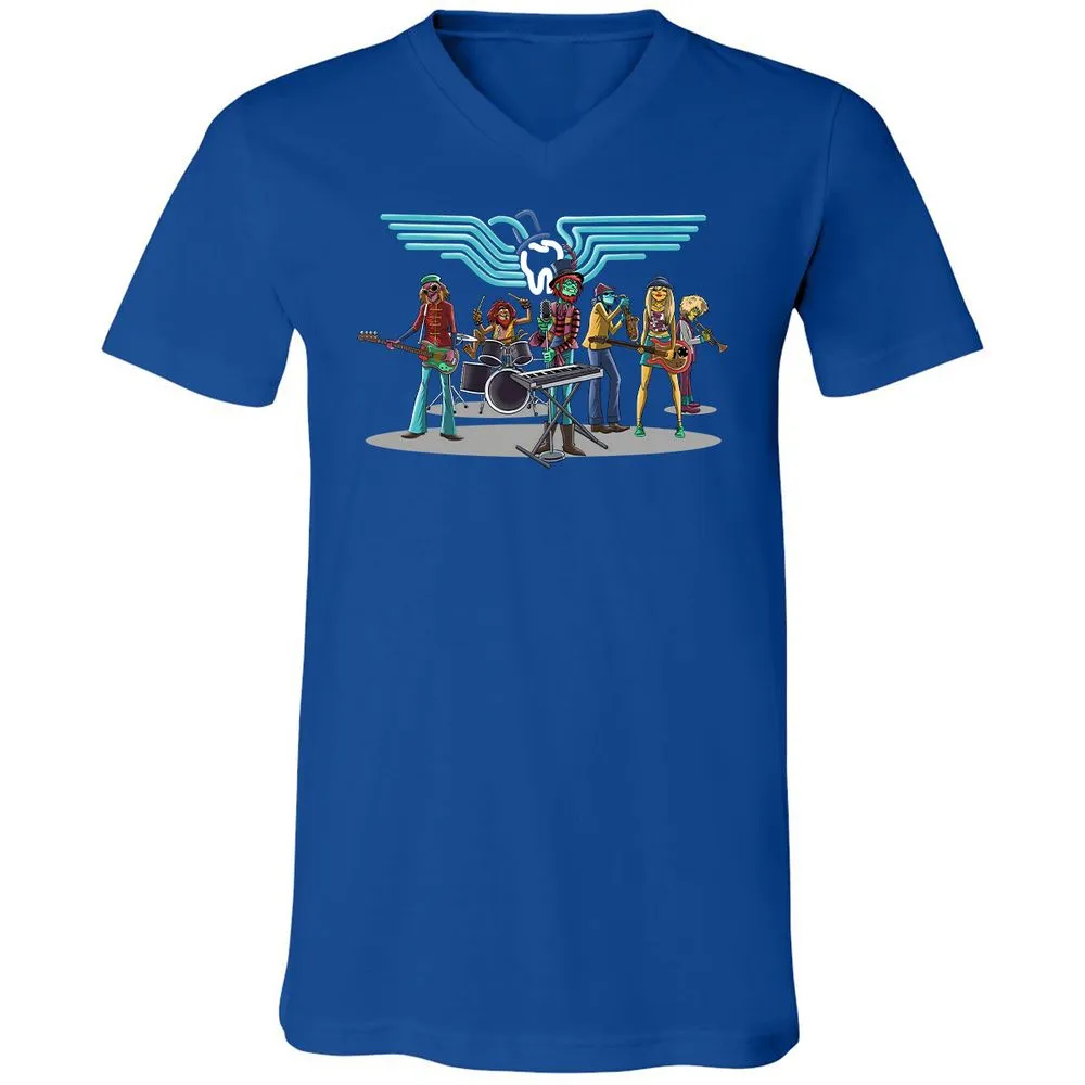 Unisex V-Neck T-Shirt - YMANJLA4 - True Royal - 4