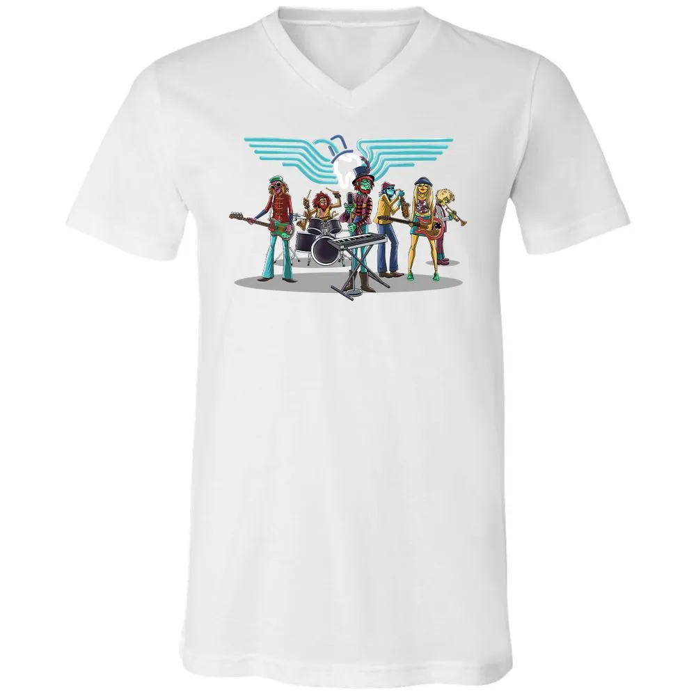Unisex V-Neck T-Shirt - YMANJLA4 - White - 5