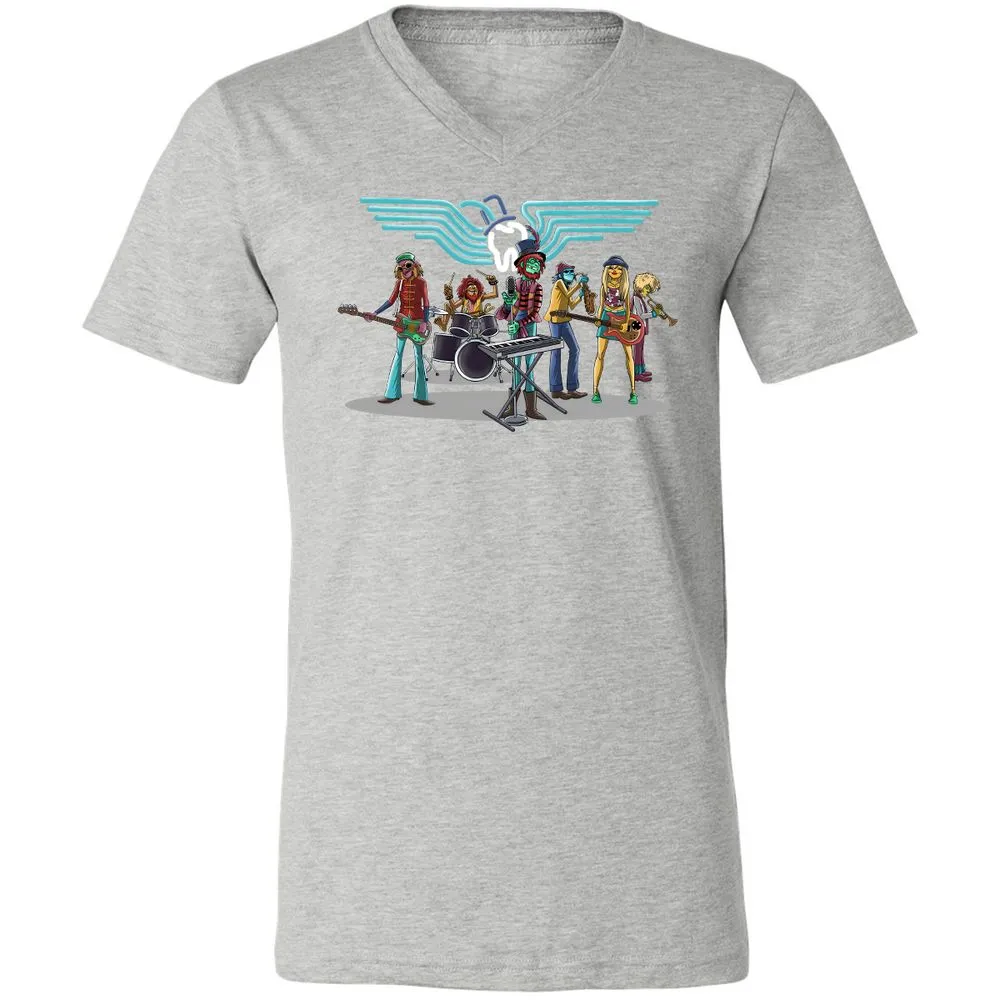 Unisex V-Neck T-Shirt - YMANJLA4 - Athletic Heather - 7