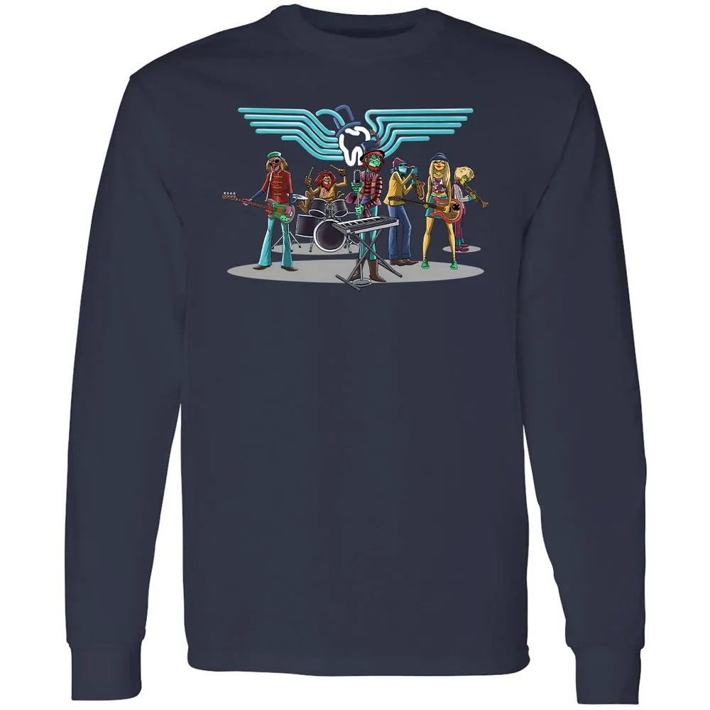 Long Sleeve T-Shirt - F1ZGCY2D - Navy - 2
