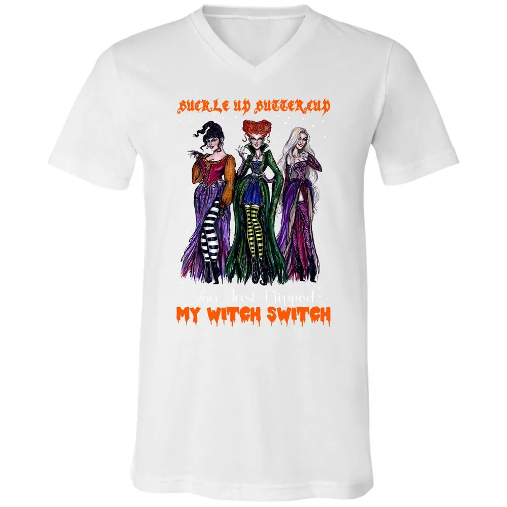 Unisex V-Neck T-Shirt - N7MTNJUT - White - 5