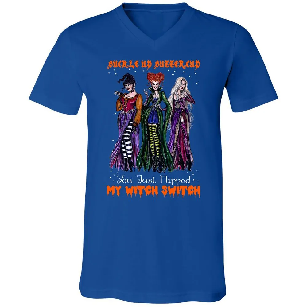 Unisex V-Neck T-Shirt - N7MTNJUT - True Royal - 4