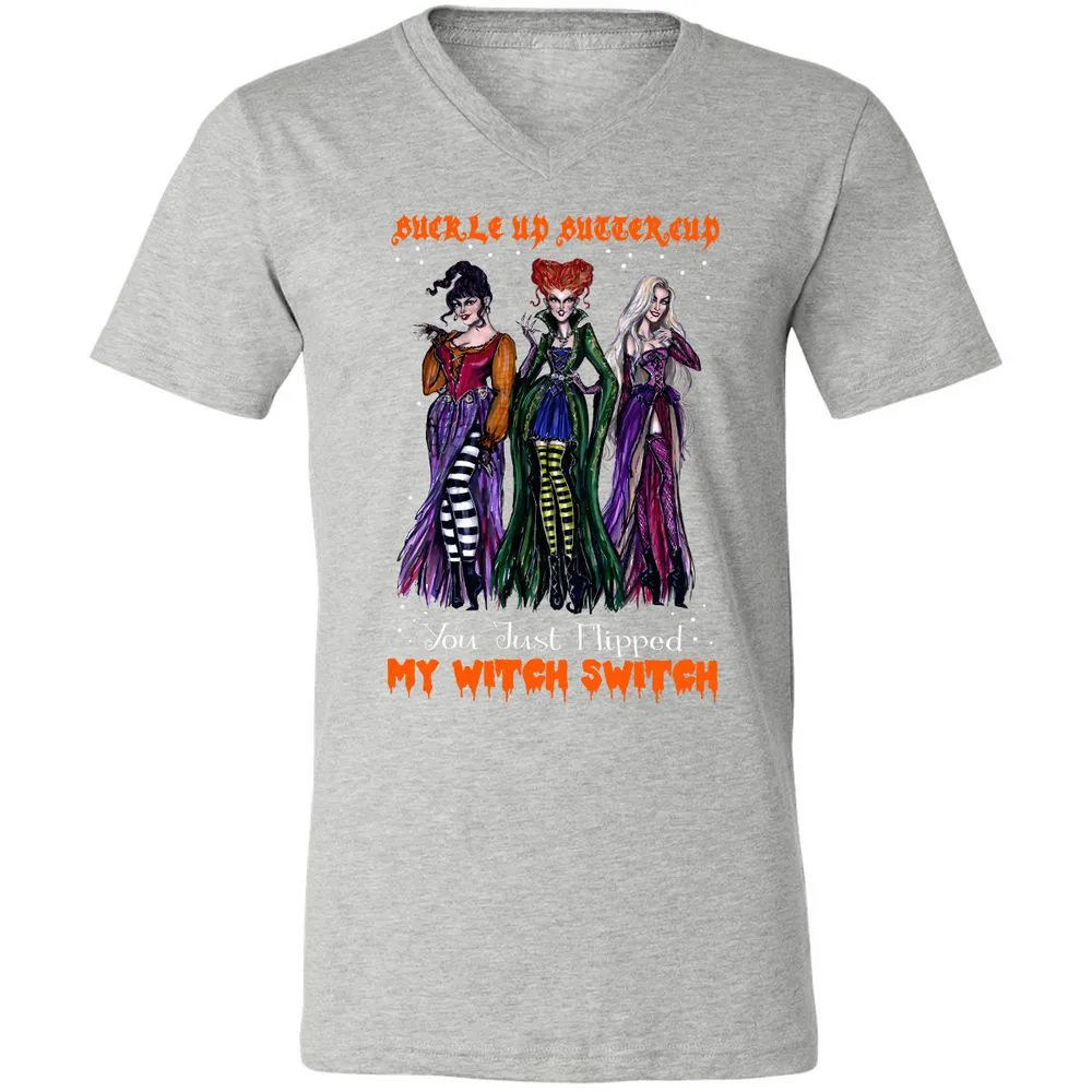 Unisex V-Neck T-Shirt - N7MTNJUT - Athletic Heather - 7