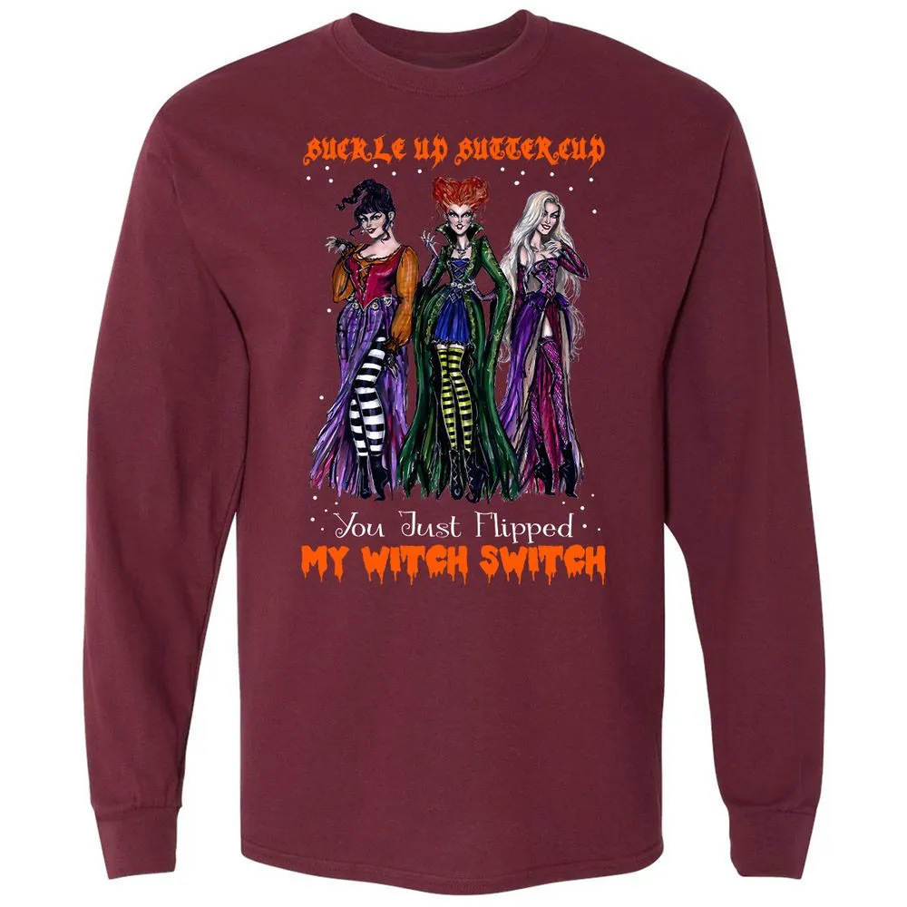 Long Sleeve T-Shirt - 45RPBJTQ - Maroon - 11