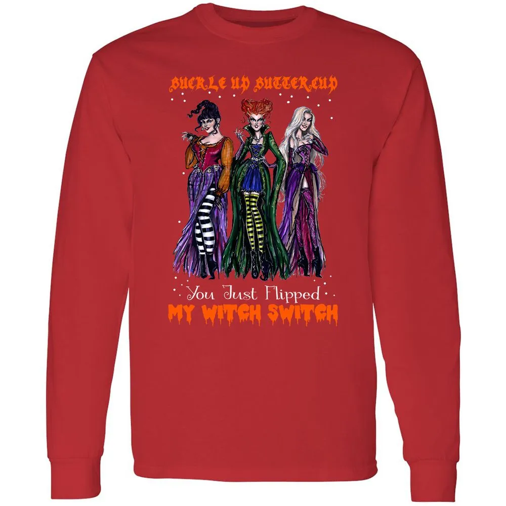 Long Sleeve T-Shirt - 45RPBJTQ - Red - 14
