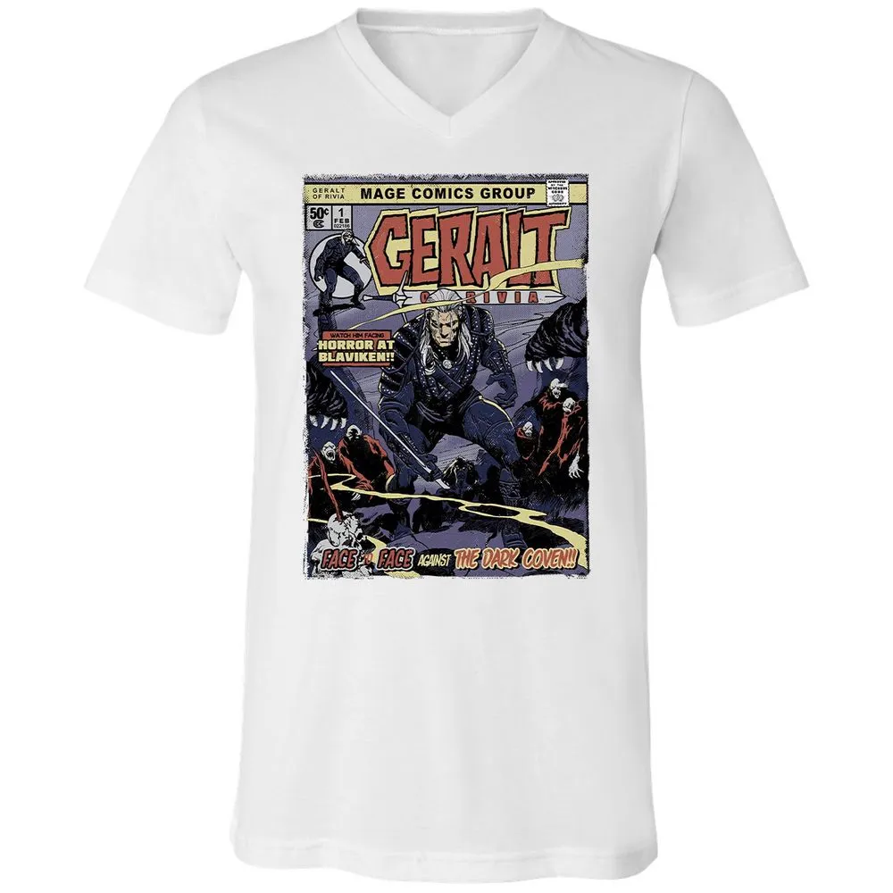 Unisex V-Neck T-Shirt - LJC29JX4 - White - 5