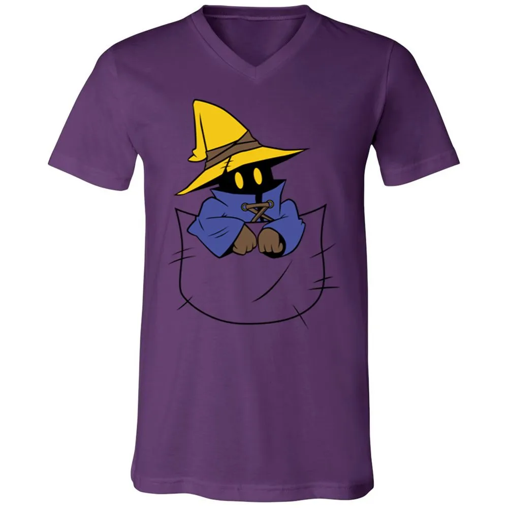 Unisex V-Neck T-Shirt - 6GYFU8KY - Team Purple - 9