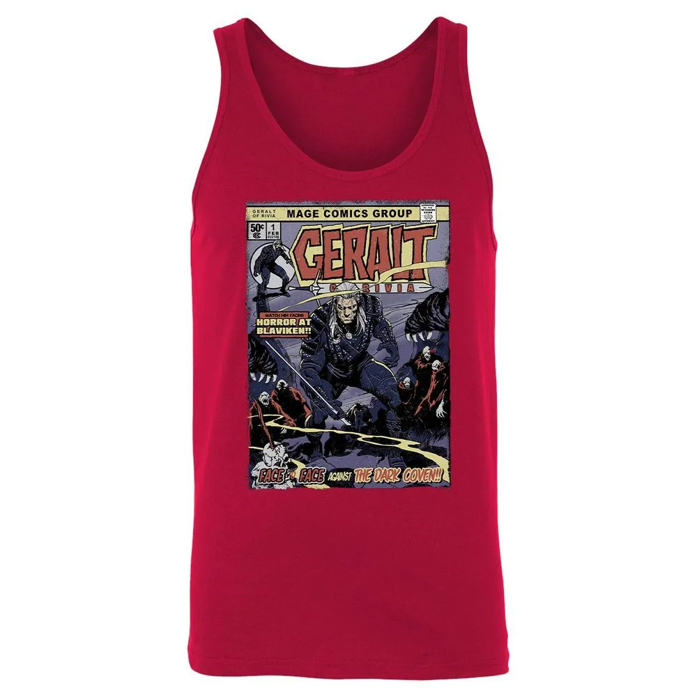 Unisex Jersey Tank - UD9VZRKG - Red - 11