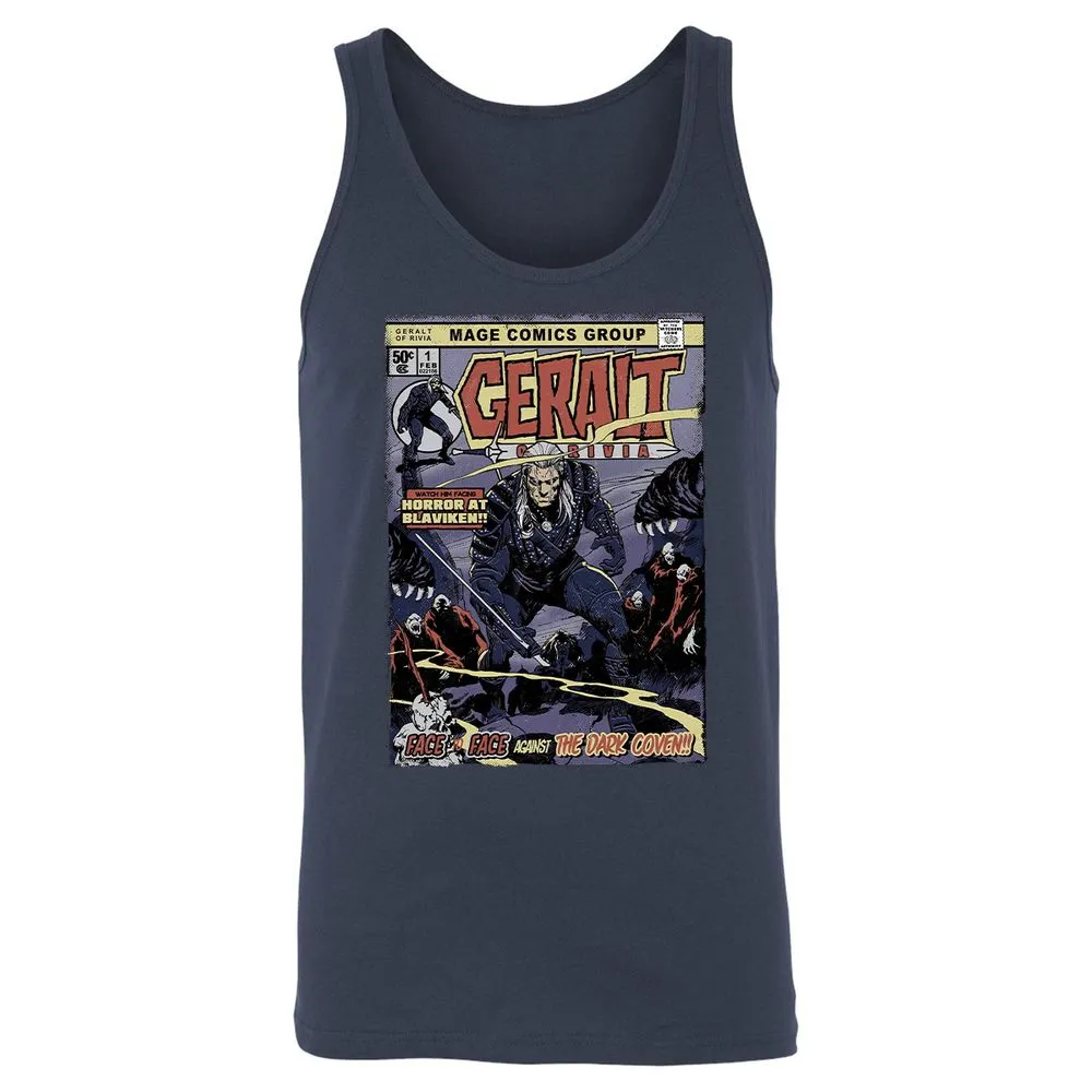 Unisex Jersey Tank - UD9VZRKG - Navy - 2