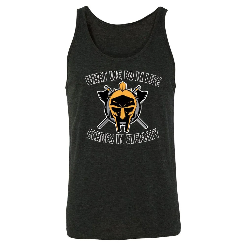 Unisex Jersey Tank - 1V5J5ZPM - Charcoal Black Triblend - 5
