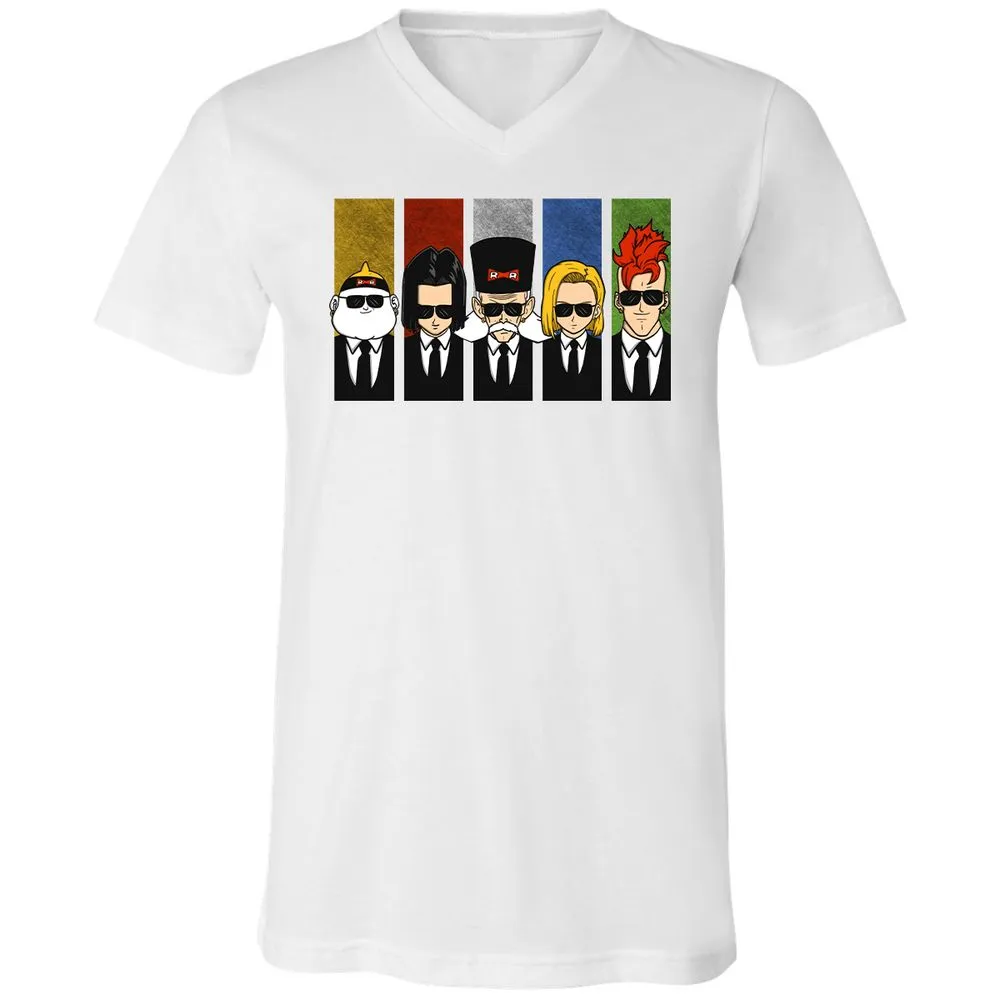 Unisex V-Neck T-Shirt - LMQ5EZGB - White - 5