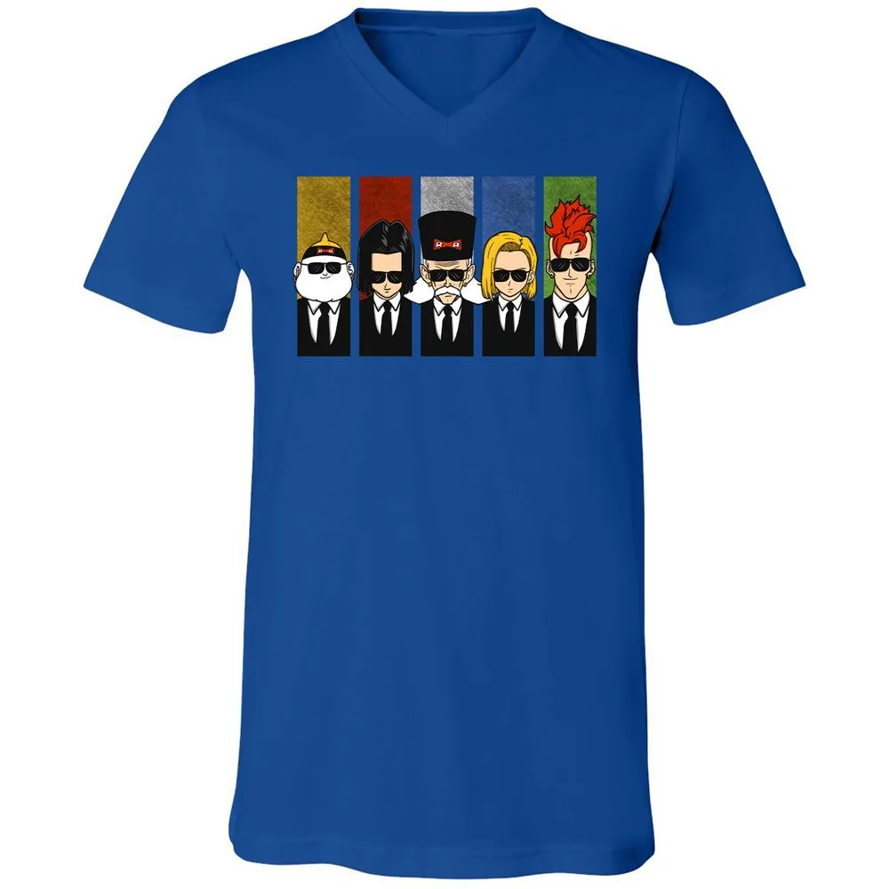 Unisex V-Neck T-Shirt - LMQ5EZGB - True Royal - 4