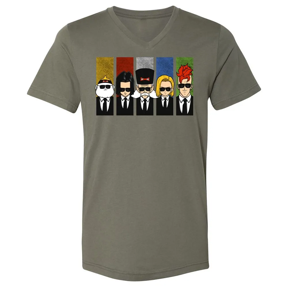 Unisex V-Neck T-Shirt - LMQ5EZGB - Military Green - 10