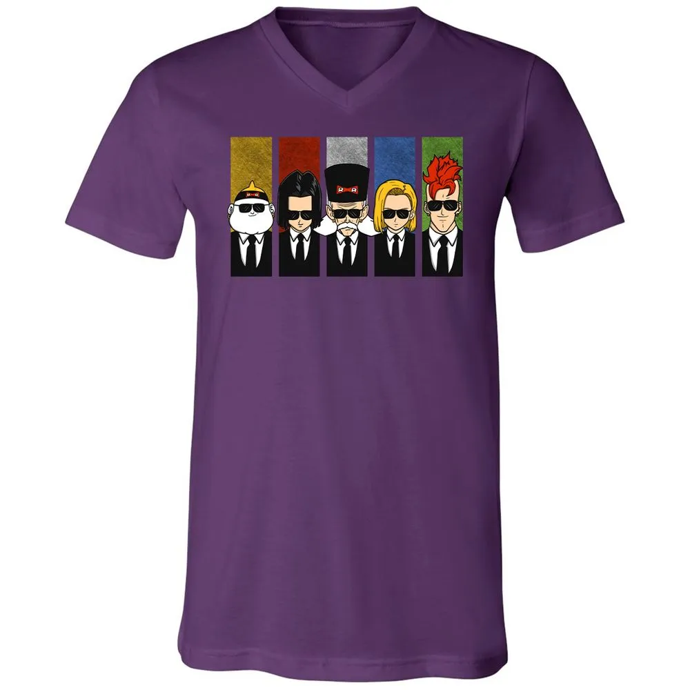 Unisex V-Neck T-Shirt - LMQ5EZGB - Team Purple - 9